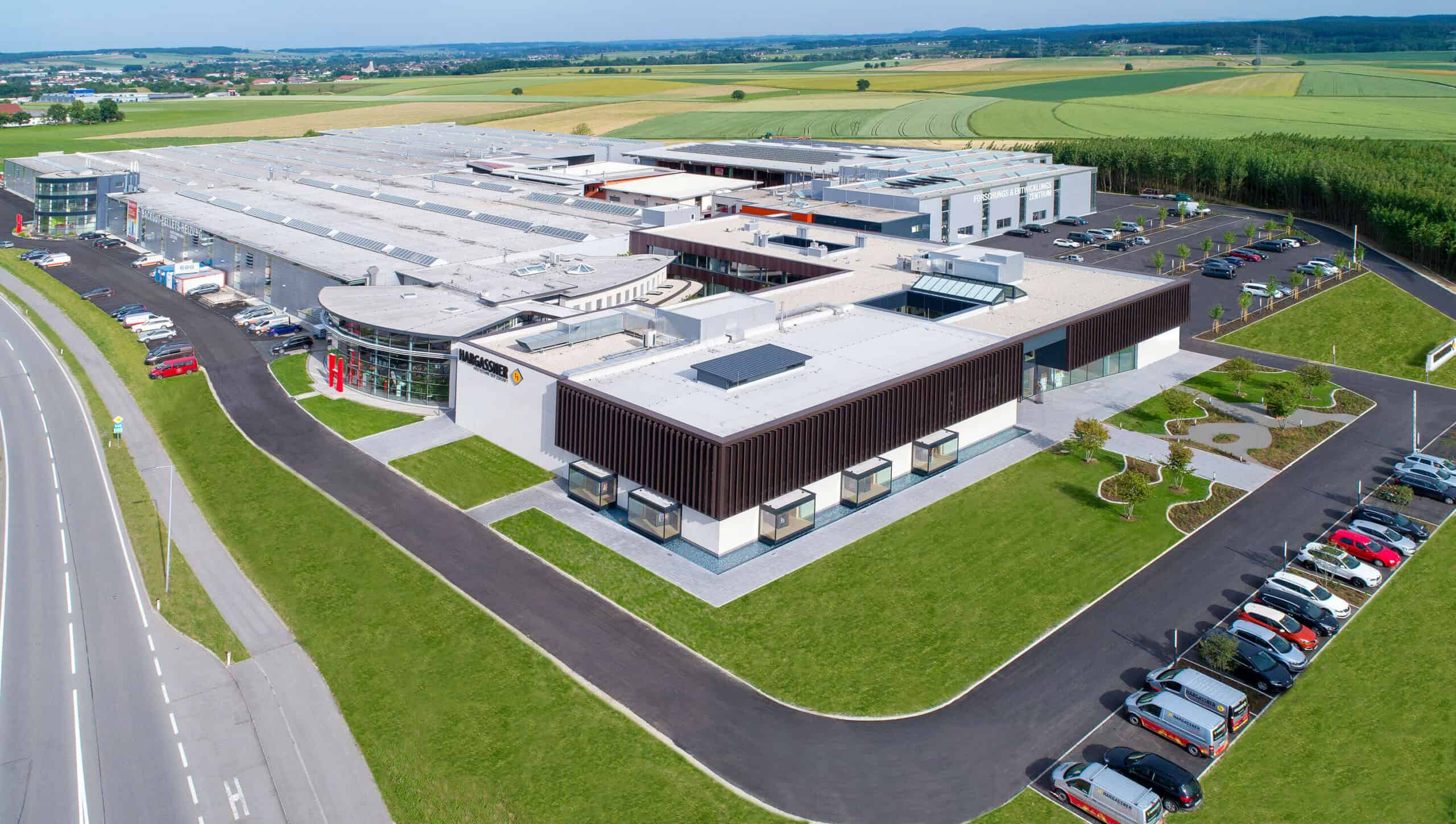 Hargassner Luftaufnahme Unternehmen